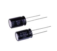 (10pcs) 1000UF 10V Aluminum Electrolytic Capacitor 10v1000uf 10x16mm Capacitance Meters