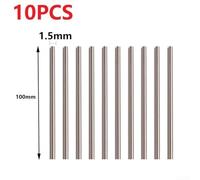 10PCS 100mm Carbide Rods, Straight Shank for Efficient Tool Processing and Fabrication (1.5mm)