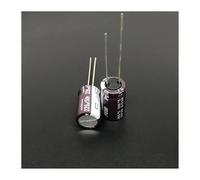 10pcs/100pcs 220uF 50V PW Series 10x16mm Low Impedance Long Life 50V220uF Aluminum Electrolytic capacitor AUOQKQUT(10pcs)