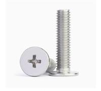 10pcs-100pcs 304 A2 Stainless Steel Ultra Thin Flat Wafer Head Screw M1.6 M2 M2.5 M3 M4 M5 M6(4mm,M2 100pcs)