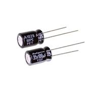 10Pcs/100Pcs 35V100uF 8X11.5MM High-Frequency Electrolytic Capacitors(10Pcs)