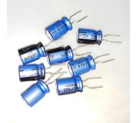 10Pcs/100Pcs 8X12mm 25V220uF Audiophile Electrolytic Capacitors 105 Degrees(10Pcs)