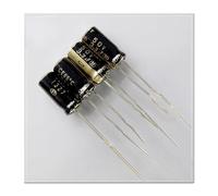 10PCS/100PCS Black Gold 3.3uF/50V 5x11mm Audio Electrolytic Capacitors EKFBQBGW(10PCS)