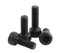 10PCS-100PCS M1.6 M2 M2.5 M3 M4 M5 M6 M8 M10 12.9 Grade Carbon Steel Allen Screw Din912 Hexagon Hex Socket Cap Head Screw Bolts(45mm,M4 x 20PCS)