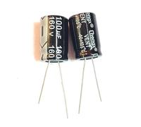 10pcs 100uF 160V 100MFD 160Volt Aluminum Electrolytic Capacitor 13 * 20mm Radial 100mf160v 100uf160v 160v100mf 160v100uf IDGTTLDF