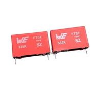 10pcs 100V 335 3.3UF 3U3 100V335 335K 10% Correction Film Capacitors Pitch 22.5mm MQXFCZUX