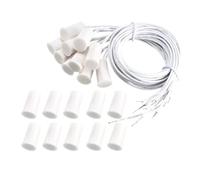 10PCS 100V DC Door Alarm Sensors NC Recessed Wired Security Door Magnet Contact Spring Switch 7-17MM Actuation Distance