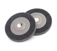10pcs 100x16mm Nylon Fiber Polishing Wheel 5P Grit 180# for Angle Grinder Special for Metal Wire Drawing Stainless Steel Polishing and Grinding Disc