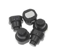 10PCS 1010X Small Circular Flashlight Switch Power Supply Button Switch 10A Self-Locking Button Push Button Switch ON-OFF