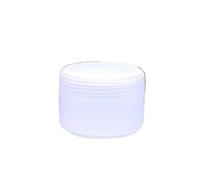 10Pcs 10g/20g/30g/50g/100g Plastic Cosmetic Empty Jar Refillable Sample Bottles Travel Face Cream Pot Lotion Makeup Containers(Clear,20g)