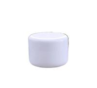 10Pcs 10g/20g/30g/50g/100g Plastic Cosmetic Empty Jar Refillable Sample Bottles Travel Face Cream Pot Lotion Makeup Containers(White,20g)