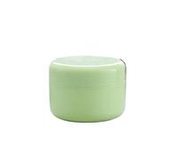 10Pcs 10g/20g/30g/50g/100g Plastic Cosmetic Empty Jar Refillable Sample Bottles Travel Face Cream Pot Lotion Makeup Containers(Green,100g)