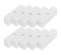 10pcs 10pcs White Plastic Sliding Window Lock Bar for Safety | Track-mounted Fitting, Set Ventilation Gap, Helps Block Forced Entry, Suitable for Rental Apartments and Landlords