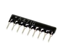 10pcs 10PIN 2.54mm Exclusion Network Resistor Array 1K/2K2/3.3K/4.7K/5K1/10K A102J A222J A332J A472J A512J A103J A473J A104J IDGTTLDF(A10P-1K(102))