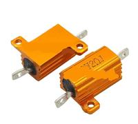 10PCS 10W 25W Aluminum Power Metal Shell Case Wirewound Resistor 0.01~30K 1 2 3 5 6 8 10 20 100 150 1K 10K ohm Igmopnrq RX24 5W(10W 5K)