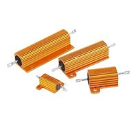 10PCS 10W 25W Wirewound Resistor RX24 Aluminum Power Metal Shell Case Resistance 0.1 0.2 0.3 1 2 68 10 20 100 200 500 1K 10K Ohm(68K)