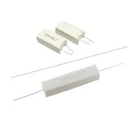 10PCS 10W Cement Ceramic Resistance Power Resistance 5% 0.1~100K 0.01 0.25 10 0.33 0.5 1 2 4.7 5 8 10 15 20 25 30 100R 1K 10KOhm NWPNLXEA(Horizontal 5.6K Ohm)