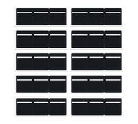 10Pcs 11.1"x 3.8" Clear PVC Adhesive Packing List Envelope Mailing Bag Shipping Label Pouch Return Label Document Clear Pockets With Adhesive