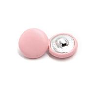 10Pcs 11/15/20/25/30mm Leather Covered Shank Buttons - Coat Windbreaker Clothing Sewing Buttons,Pink,25mm 10Pcs