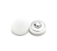 10Pcs 11/15/20/25/30mm Leather Covered Shank Buttons - Coat Windbreaker Clothing Sewing Buttons,White,25mm 10Pcs