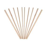 10Pcs 11.81inch Long Wooden Dowels,10x 5mm Birch Hardwood Wooden Craft Sticks Dowels Long for Cakes,Wood Dowel Rods for Craft Projects and Art Works