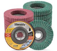 10Pcs 120 & 240 Grit Scour Flap Disc 115mm Coarse Polishing Grinding Wheel for Metal Stainless Steel Angle Grinder Scouring Pads Scuff Sanding Discs Paint Rust Remover