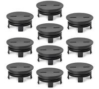 10PCS 12513P72003 Black Cylinder Head Rear Cam Plug With Seal Compatible With Civic CRV Insight CRZ Fits Various Compact Cars 12513P72003(10 PCS)