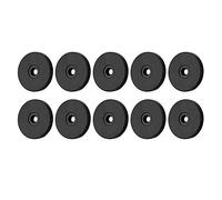 10Pcs 125KHZ Tags, RFID Inductive Tag Token for Guard Tour System Checkpoint, RFID Checkpoints Inductive Tag Token with Super Large Storage Capacity (Black)
