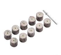 10Pcs 12mm Abrasive Flap Wheel Sandpaper Discs for Rotary Tool for Grinding, Smoothing, and Polishing (600#)