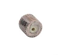 10Pcs 12mm Flap Wheel Sanding Discs for Rotary Tool, 3mm Shank Grinding Heads with 80-600 Grit Assorted Abrasive Wheels for Metal Wood Polishing and Finishing(600#)