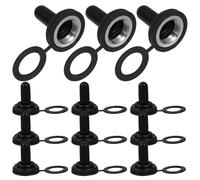 10pcs 12mm Miniature Toggle Switch Cover Cap Rubber Black