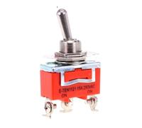 10Pcs 12mm Toggle Switch Toggle Rocker Switches E-TEN1121 3PIN ON-ON 15A 250V