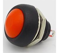 10PCS 12mm Waterproof Momentary Push Button Switch Off-(ON) Self Return (Color : Red)(Red)