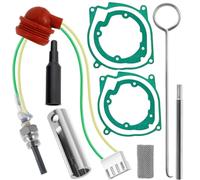 10PCS 12V/24V Diesel Heater Glow Plug Repair Kit - Ceramic Glow Ignition Plugs with Filter & Removal Tool, 5KW/8KW Parking Heater Accessories, Compatible with Eberspacher D2/D4/D4S and Webasto