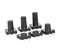 10pcs 12x12 Tact Switch Vertical 12 * 12 * 4.3/4.5/5/6/7/8/9/10/11/12/13mm 4Pin Self-Reset Electronic Push Button Interruptor(K020e008-7.0mm)