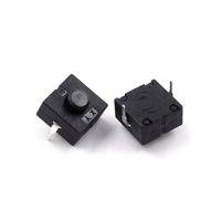 10Pcs 12x12mm Middle 2 Pins ON-OFF Flashlight Button switch 1A 30V 1212-112D Height 9.5mm RUAJOGYNVM