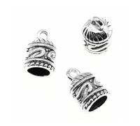 10pcs 12x8x8mm Charm Tassel Cap End | Caps Bead For Jewelry Handmade Finding(A01-Antique Bronze)