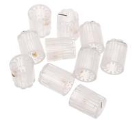 10pcs 13x16mm Guitar Pedal Knobs for Electric Guitar | Plastic Set, Amplifier Use, Live and Studio Settings, Vintage Classic Style, Secure Grip, Universal Fit