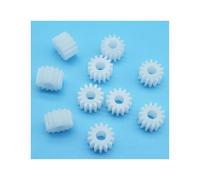 10pcs 142A 142.5A 143A Gears Modulus 0.5 14 Teeth 2mm (tight) OD 8mm POM Plastic Gear Motor Toy Parts Accessories(2.95mm)
