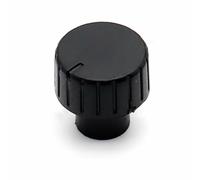 10pcs 14X14.5MM Plastic Switch Knob Cap Potentiometer Power Amplifier Volume Adjustment Knob Suitable For Flower Shaft 6MM,Black