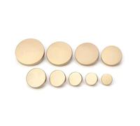 10Pcs 15-28mm, Gold Metal Shank Buttons for Sewing Crafts, Suitable for Coats, Shirts and DIY Clothing Decoration,12.5mm