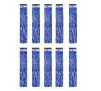 10PCS 15cm X 1M Shimmering Fringe Streamers Easy Cutting Christmas Decor for Window Doors Wall Functional Party Wedding Tassels String