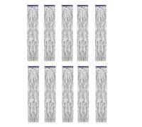 10PCS 15cm X 1M Shimmering Fringe Streamers Easy Cutting Christmas Decor for Window Doors Wall Functional Party Wedding Tassels String