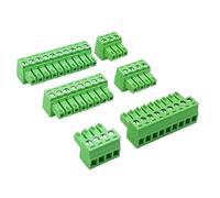 10Pcs 15EDG 3.5MM 3.81MM PCB Screw Terminal Block Connector PLUG PIN HEADER SOCKET 2/3/4/5/6/7/8/9/10/12P 3.5/3.81 KF2EDGK(3.81mm,5P)