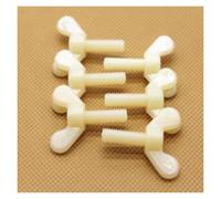 10pcs 15mm-20mm Length M5 M6 PA66 Nylon Butterfly Bolt Wing Bolts Set Wing Nuts Claw Screw Thumb Screws (Size : M5x20mm)