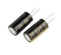 10Pcs 160V470UF 18x35 Aluminum Electrolytic Capacitor High Frequency Low ±10% 2000Hours 105℃ DIY Capacitors BIANMTSW