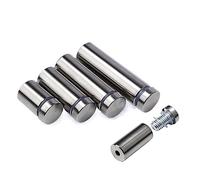 10PCS 16mm Advertising Screws Sign Standoff Stainless Steel Wall Mounts Acrylic Glass Fasteners Hardware(16X25mm)