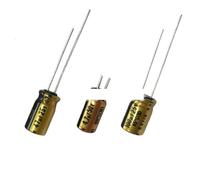 10pcs 16V 25V 50V 1UF 2.2UF 4.7UF 47UF 100UF 220UF 470UF Electrolytic Capacitors HIFI Audio Capacitor AUOQKQUT(FG 16V470UF 10X20)