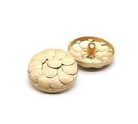 10Pcs 18-25mm, Black, Gold, Silver Metal Buttons, Suitable for Coats, Sweaters, Windbreakers, Etc., Sewing Accessories,25mm