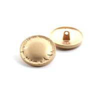 10Pcs 18-25mm, Black, Gold, Silver Metal Buttons, Suitable for Coats, Sweaters, Windbreakers, Etc., Sewing Accessories,22mm